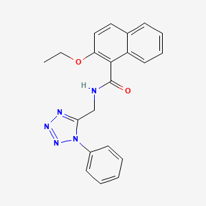 2-ethoxy-N-((1-phenyl-1H-tetrazol-5-yl)methyl)-1-naphthamide