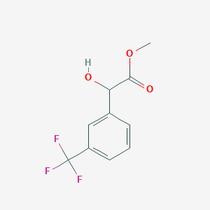 molecular formula C10H9F3O3 B2410261 Methyl 2-hydroxy-2-[3-(trifluoromethyl)phenyl]acetate CAS No. 949009-74-9