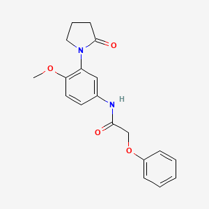 N-(4-methoxy-3-(2-oxopyrrolidin-1-yl)phenyl)-2-phenoxyacetamide