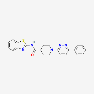 N-(benzo[d]thiazol-2-yl)-1-(6-phenylpyridazin-3-yl)piperidine-4-carboxamide