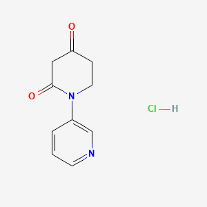 1-Pyridin-3-ylpiperidine-2,4-dione;hydrochloride