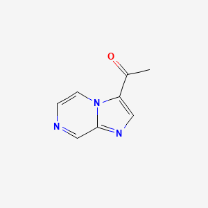 1-(Imidazo[1,2-a]pyrazin-3-yl)ethanone