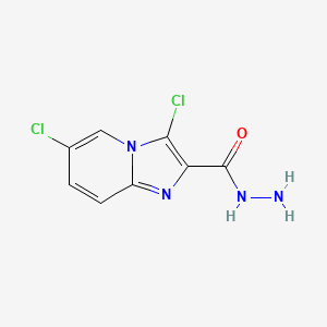 3,6-Dichloroimidazo[1,2-A]pyridine-2-carbohydrazide