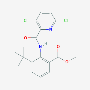 Methyl 3-tert-butyl-2-(3,6-dichloropyridine-2-amido)benzoate