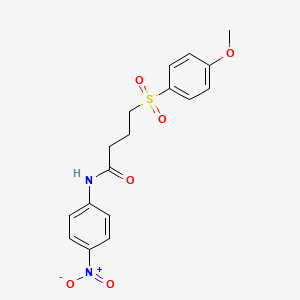 4-((4-methoxyphenyl)sulfonyl)-N-(4-nitrophenyl)butanamide