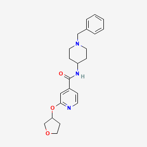 N-(1-benzylpiperidin-4-yl)-2-((tetrahydrofuran-3-yl)oxy)isonicotinamide