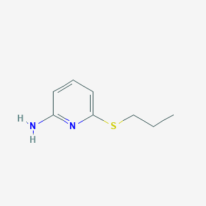 6-(Propylsulfanyl)pyridin-2-amine