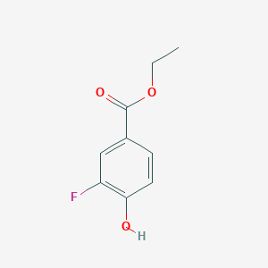 molecular formula C9H9FO3 B2410434 Ethyl 3-fluoro-4-hydroxybenzoate CAS No. 56355-21-6