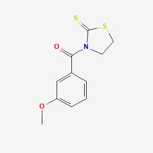 (3-Methoxy-phenyl)-(2-thioxo-thiazolidin-3-yl)-methanone