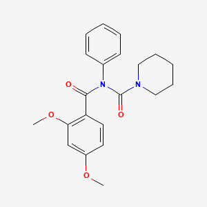molecular formula C21H24N2O4 B2410504 N-(2,4-dimethoxybenzoyl)-N-phenylpiperidine-1-carboxamide CAS No. 899950-94-8