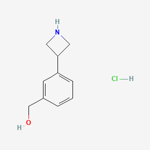 [3-(Azetidin-3-yl)phenyl]methanol;hydrochloride