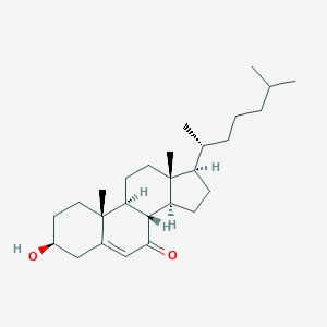 molecular formula C27H44O2 B024107 7-酮胆固醇 CAS No. 566-28-9