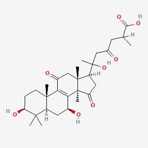 molecular formula C30H44O8 B2410766 Ganoderic acid I CAS No. 98665-20-4