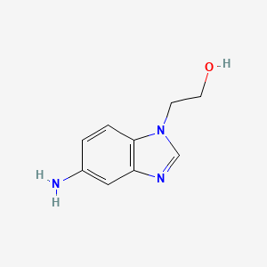 molecular formula C9H11N3O B2411075 2-(5-Amino-benzoimidazol-1-yl)-ethanol CAS No. 58687-45-9