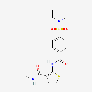 2-(4-(N,N-diethylsulfamoyl)benzamido)-N-methylthiophene-3-carboxamide