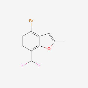 4-Bromo-7-(difluoromethyl)-2-methyl-1-benzofuran