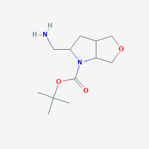 tert-Butyl 2-(aminomethyl)hexahydro-1H-furo[3,4-b]pyrrole-1-carboxylate