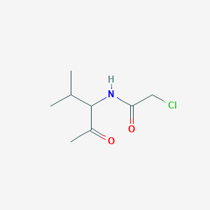 2-chloro-N-(2-methyl-4-oxopentan-3-yl)acetamide