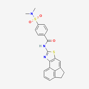 N-(4,5-dihydroacenaphtho[5,4-d]thiazol-8-yl)-4-(N,N-dimethylsulfamoyl)benzamide