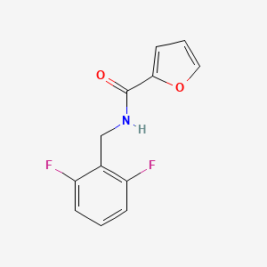 molecular formula C12H9F2NO2 B2411148 N-[(2,6-Difluorophenyl)methyl]furan-2-carboxamide CAS No. 2326277-56-7
