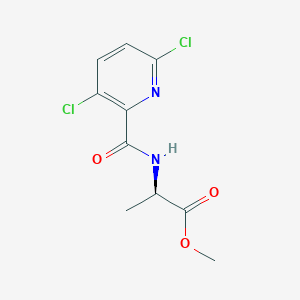 molecular formula C10H10Cl2N2O3 B2411174 methyl (2R)-2-[(3,6-dichloropyridin-2-yl)formamido]propanoate CAS No. 1808821-75-1