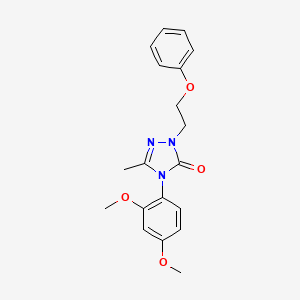 4-(2,4-dimethoxyphenyl)-5-methyl-2-(2-phenoxyethyl)-2,4-dihydro-3H-1,2,4-triazol-3-one