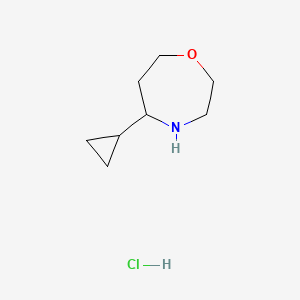 5-Cyclopropyl-1,4-oxazepane;hydrochloride