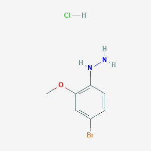 (4-Bromo-2-methoxyphenyl)hydrazine hydrochloride