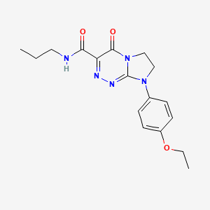 8-(4-ethoxyphenyl)-4-oxo-N-propyl-4,6,7,8-tetrahydroimidazo[2,1-c][1,2,4]triazine-3-carboxamide