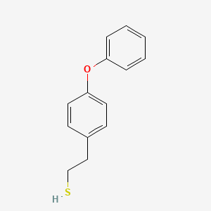 molecular formula C14H14OS B2411358 2-(4-Phenoxyphenyl)ethanethiol CAS No. 1267978-09-5