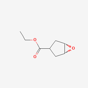 molecular formula C8H12O3 B2411537 Ethyl (1S,5R)-6-oxabicyclo[3.1.0]hexane-3-carboxylate CAS No. 1622218-77-2