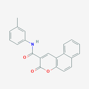 N-(3-methylphenyl)-3-oxobenzo[f]chromene-2-carboxamide