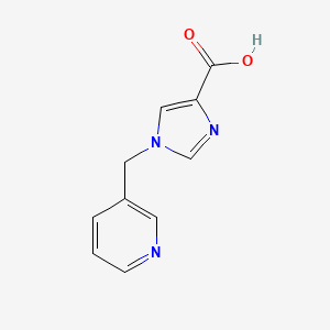 1-(Pyridin-3-ylmethyl)-1H-imidazole-4-carboxylic acid