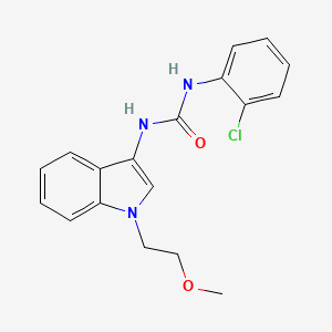 1-(2-chlorophenyl)-3-(1-(2-methoxyethyl)-1H-indol-3-yl)urea