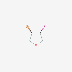 (3R,4R)-3-Bromo-4-fluorooxolane