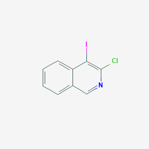 molecular formula C9H5ClIN B2411783 3-Chloro-4-iodoisoquinoline CAS No. 2375269-97-7
