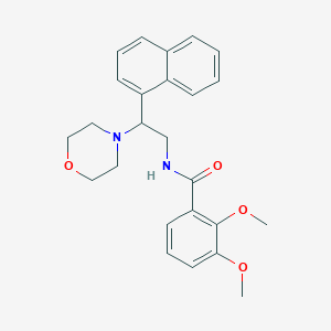 2,3-dimethoxy-N-(2-morpholino-2-(naphthalen-1-yl)ethyl)benzamide