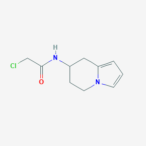 2-Chloro-N-(5,6,7,8-tetrahydroindolizin-7-yl)acetamide