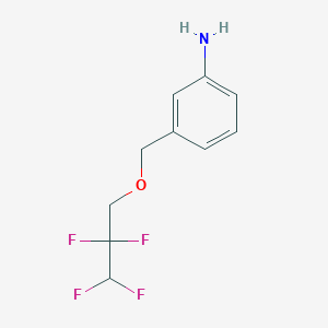 3-[(2,2,3,3-Tetrafluoropropoxy)methyl]aniline