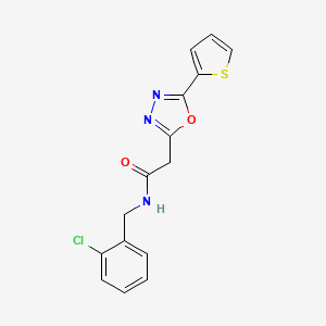 5-chloro-N-[1-(3,4-dimethoxyphenyl)ethyl]-3-methoxy-1-benzothiophene-2-carboxamide