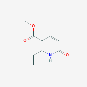 molecular formula C9H11NO3 B2412159 Methyl 2-ethyl-6-oxo-1,6-dihydropyridine-3-carboxylate CAS No. 1707581-51-8