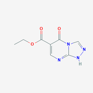 molecular formula C8H8N4O3 B241220 ethyl 5-oxo-1H-[1,2,4]triazolo[4,3-a]pyrimidine-6-carboxylate 