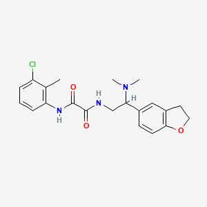 N1-(3-chloro-2-methylphenyl)-N2-(2-(2,3-dihydrobenzofuran-5-yl)-2-(dimethylamino)ethyl)oxalamide