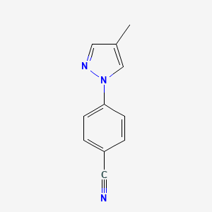 4-(4-methyl-1H-pyrazol-1-yl)benzonitrile