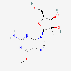 (2R,3R,4R,5R)-2-(2-Amino-6-methoxy-9H-purin-9-yl)-5-(hydroxymethyl)-3-methyltetrahydrofuran-3,4-diol