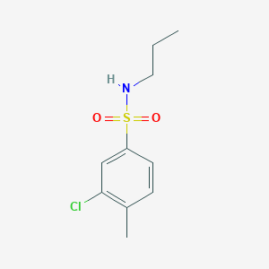 3-chloro-4-methyl-N-propylbenzene-1-sulfonamide