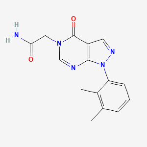 2-[1-(2,3-Dimethylphenyl)-4-oxopyrazolo[3,4-d]pyrimidin-5-yl]acetamide