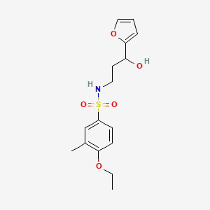 4-ethoxy-N-(3-(furan-2-yl)-3-hydroxypropyl)-3-methylbenzenesulfonamide