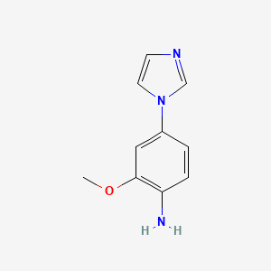 4-Imidazol-1-yl-2-methoxyaniline