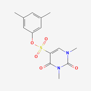 (3,5-Dimethylphenyl) 1,3-dimethyl-2,4-dioxopyrimidine-5-sulfonate